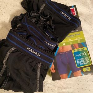 New Hanes performance 3 packs size S